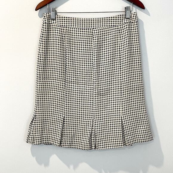 Ann Taylor Loft Polka Dot Pleated Pencil Skirt Size 6 Petite NWOT - Picture 8 of 12